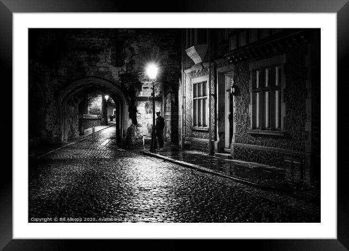Waiting by the light. Framed Mounted Print by Bill Allsopp