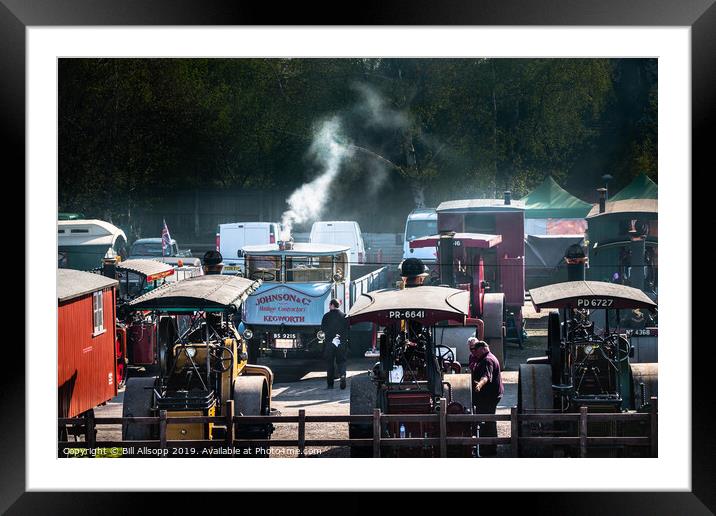 Great Central Steam Rally. Framed Mounted Print by Bill Allsopp