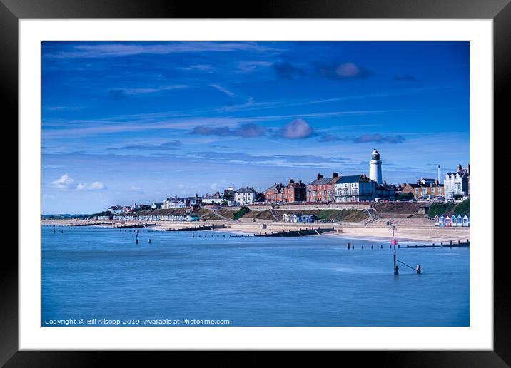 Southwold seen from the Pier. Framed Mounted Print by Bill Allsopp