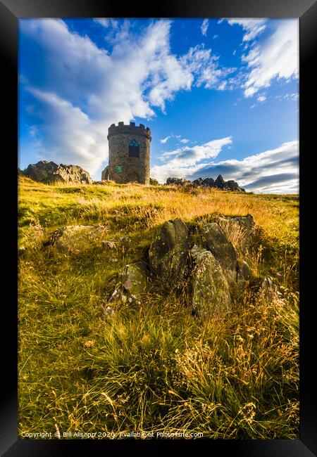 Charnwood Folly. Framed Print by Bill Allsopp