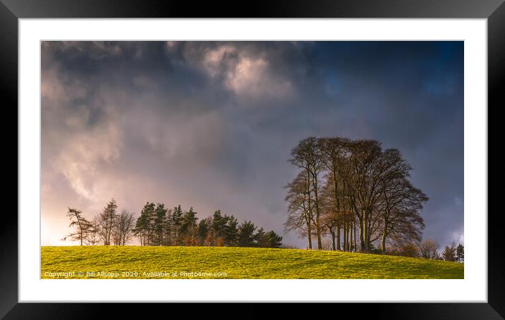 Evening storm. Framed Mounted Print by Bill Allsopp