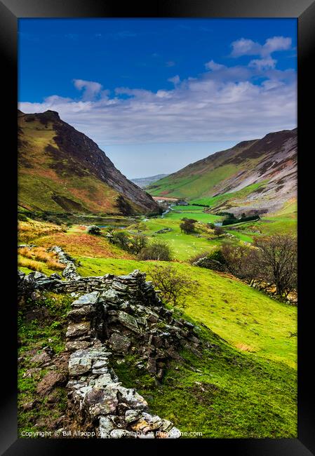 Mynydd Mawr  Framed Print by Bill Allsopp