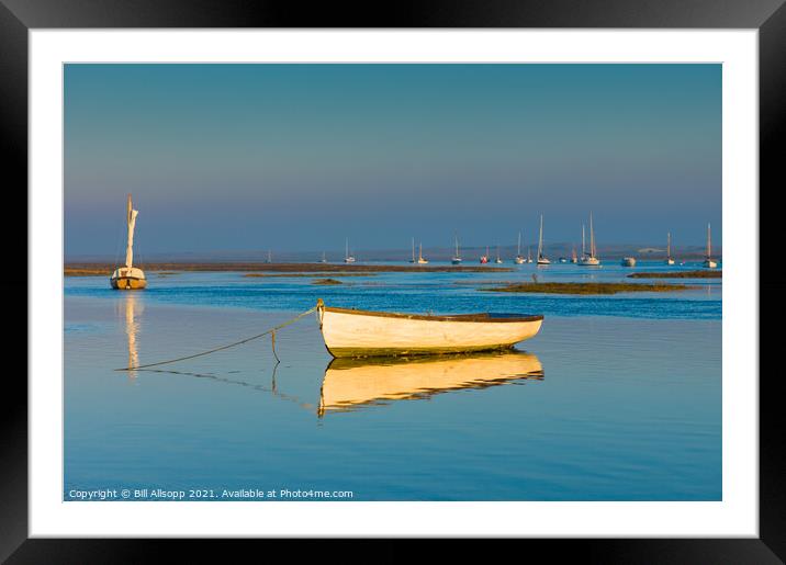Morning tide. Framed Mounted Print by Bill Allsopp