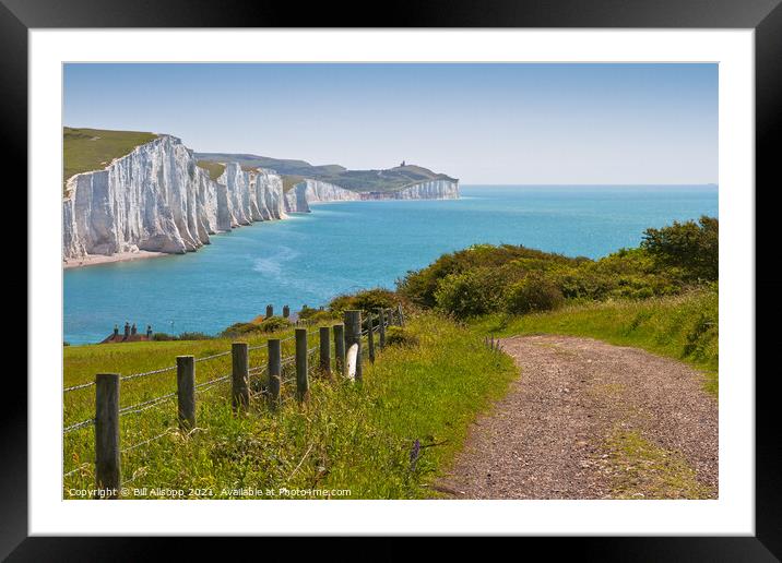 Path to the coast. Framed Mounted Print by Bill Allsopp