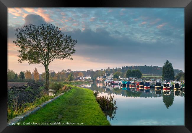 The Moorings. Framed Print by Bill Allsopp