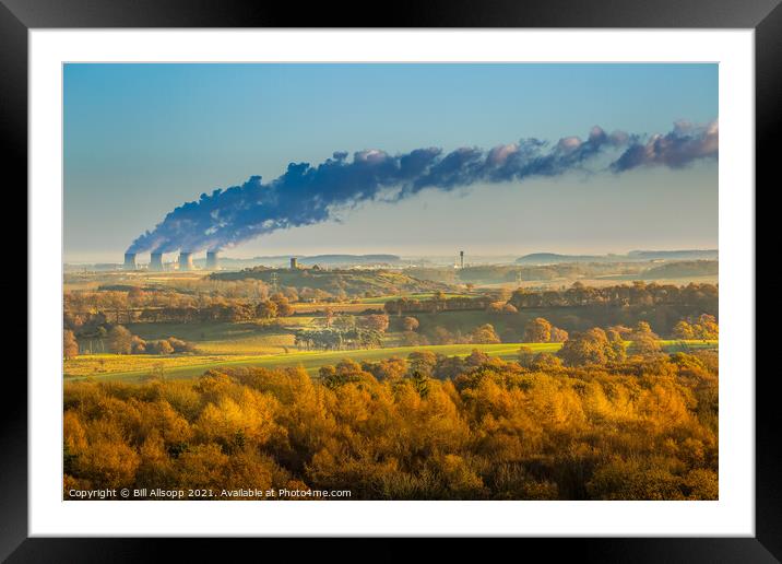 North Leicestershire vista. Framed Mounted Print by Bill Allsopp
