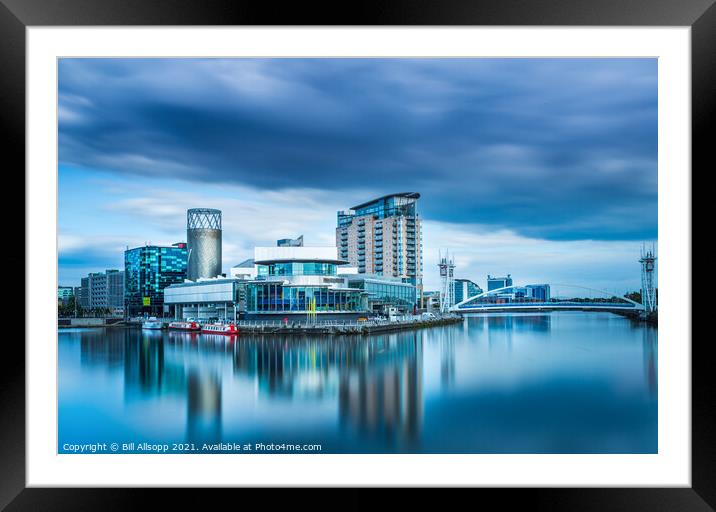 The Lowry. Framed Mounted Print by Bill Allsopp