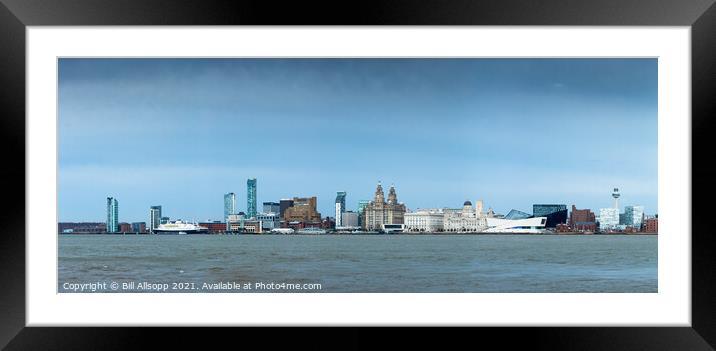 Waterfront panorama. Framed Mounted Print by Bill Allsopp