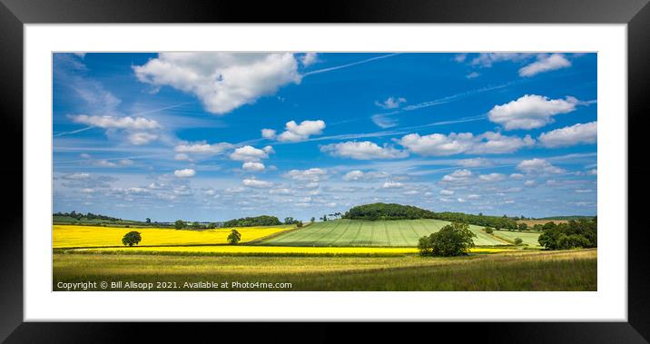 Leicestershire panorama. Framed Mounted Print by Bill Allsopp