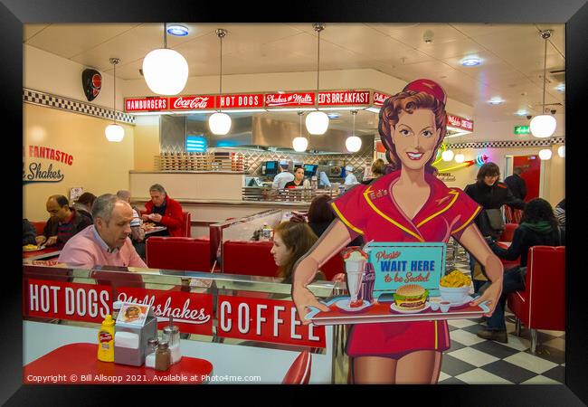 Ed's Diner Framed Print by Bill Allsopp