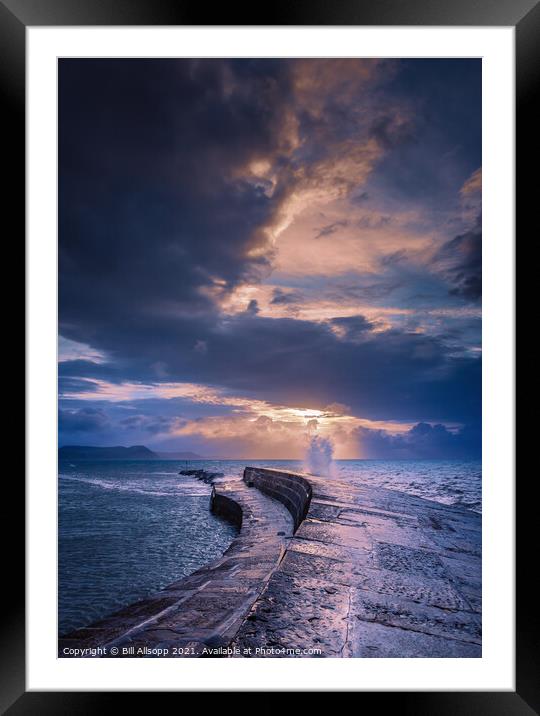 Cobb and clouds. Framed Mounted Print by Bill Allsopp