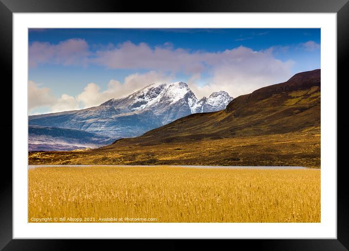 Loch Cill Chriosd. Framed Mounted Print by Bill Allsopp