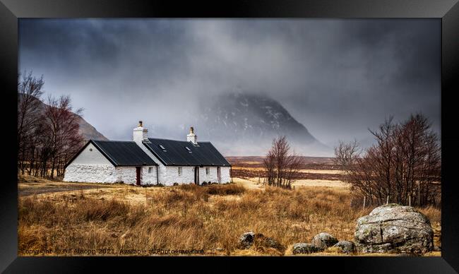 Blackrock cottage Framed Print by Bill Allsopp