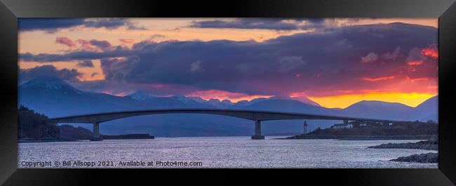 The Skye Bridge Framed Print by Bill Allsopp