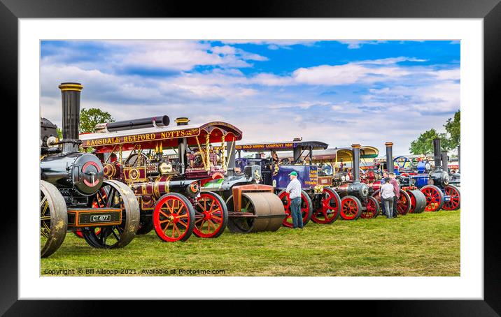 Steam rally. Framed Mounted Print by Bill Allsopp