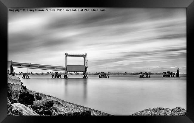 Piers at Sheerness Docks Framed Print by Tracy Brown-Percival