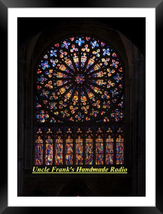 Uncle Frank's Handmade Radio Framed Mounted Print by Elf Evans