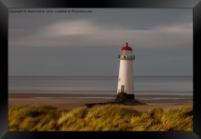 Autumn at Talacre Framed Print by Steve Morris