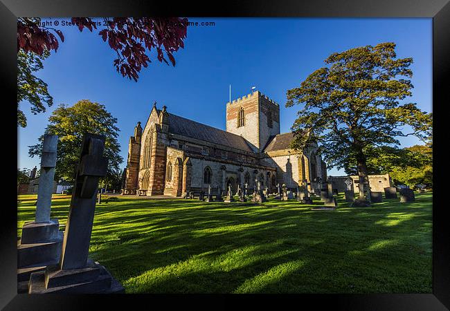  St.Asaph Cathedral Framed Print by Steve Morris