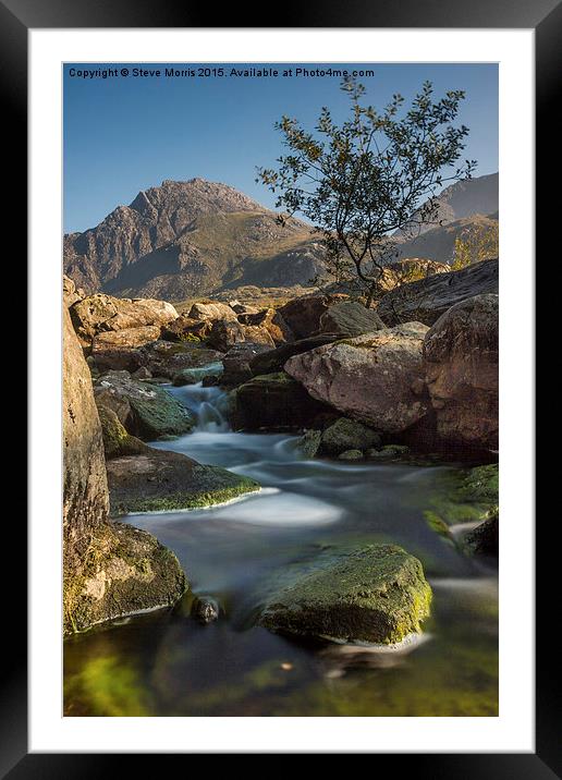 Snowdonia in Autumn Framed Mounted Print by Steve Morris