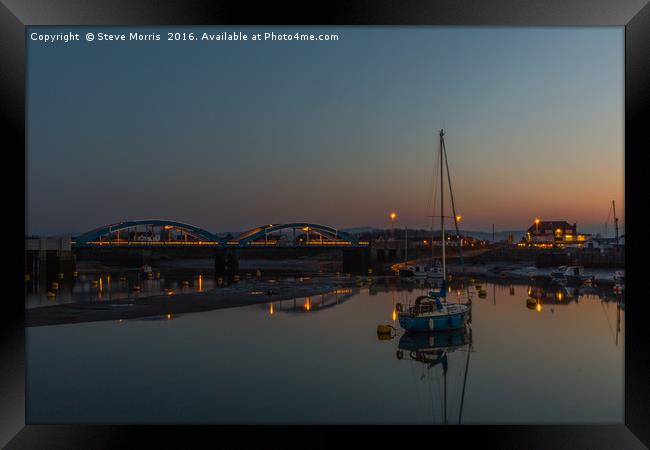 Harbour Sunset Framed Print by Steve Morris