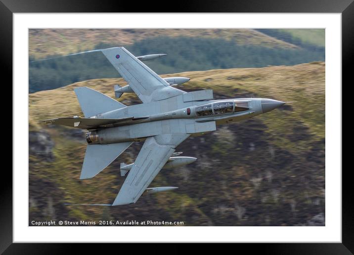 Tornado GR4 Framed Mounted Print by Steve Morris