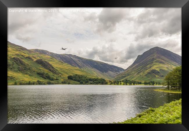 Hercules over Buttermere Framed Print by Steve Morris