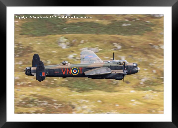 Lancaster Framed Mounted Print by Steve Morris