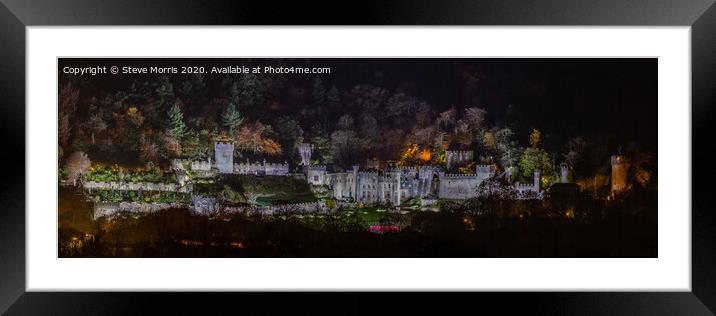 Gwrych Castle Framed Mounted Print by Steve Morris