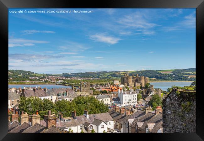 Conwy Castle Framed Print by Steve Morris