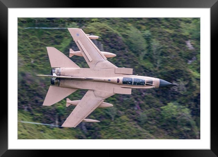 Tornado GR4 'Pinky' Framed Mounted Print by Steve Morris