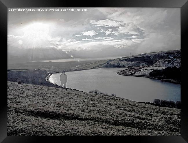  Shadow Framed Print by Karl Burrill