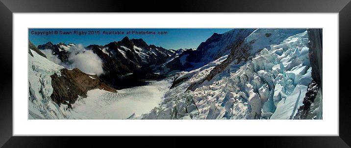  The Eiger, Switzerland Framed Mounted Print by Dawn Rigby