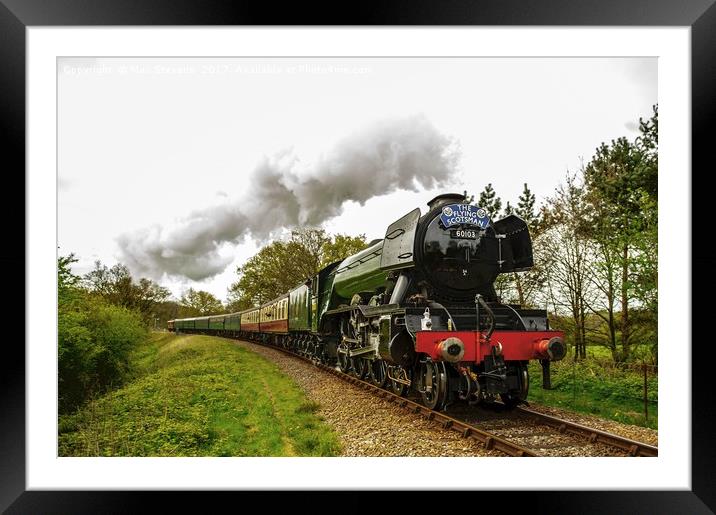 The Flying Scotsman Framed Mounted Print by Max Stevens
