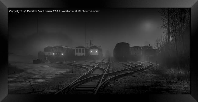 East Lancs Railway Bury Framed Print by Derrick Fox Lomax