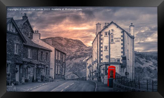 Patterdale in cumbria Framed Print by Derrick Fox Lomax