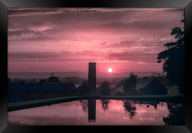 Sunrise in birtle  Framed Print by Derrick Fox Lomax