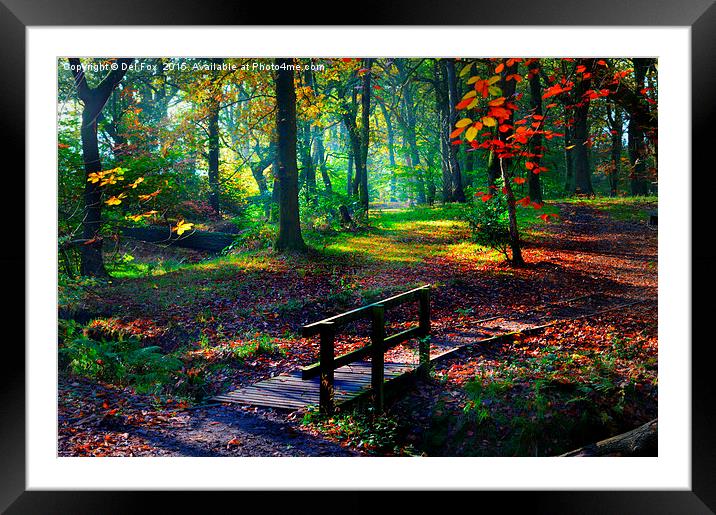  A Misty Morning Framed Mounted Print by Derrick Fox Lomax