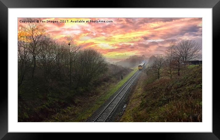 East lancashire railway Framed Mounted Print by Derrick Fox Lomax