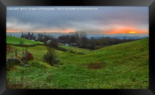 Birtle Greater Manchester Framed Print by Derrick Fox Lomax