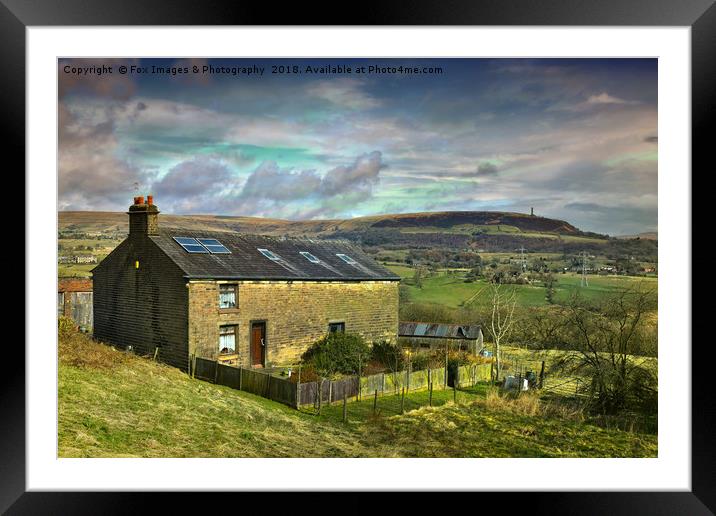 Holcombe hill peel monument Framed Mounted Print by Derrick Fox Lomax
