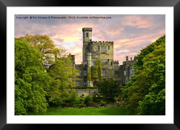 Hornby Castle Framed Mounted Print by Derrick Fox Lomax
