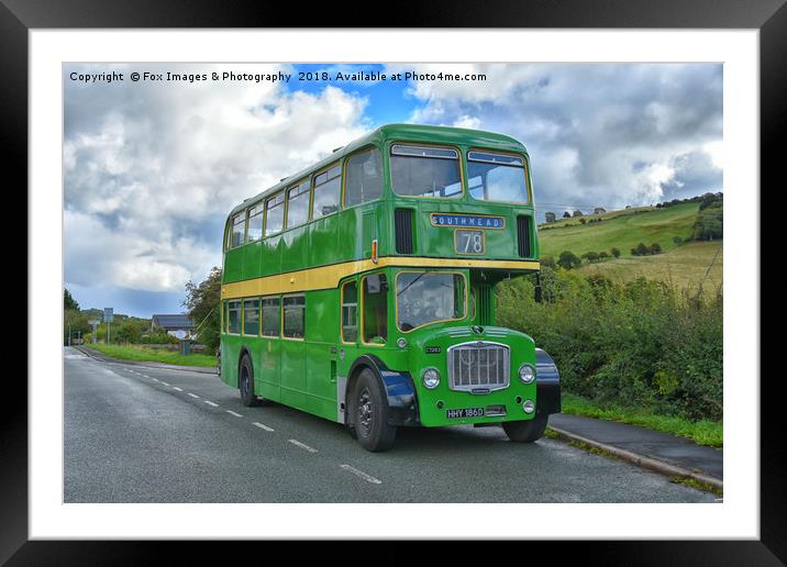 Bristol omnibus C7283 Framed Mounted Print by Derrick Fox Lomax