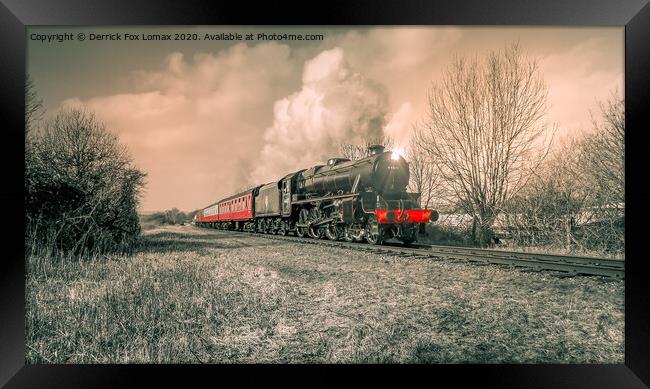 44871 At East Lancs Railway Framed Print by Derrick Fox Lomax