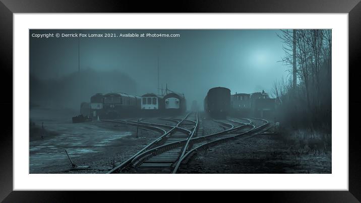 East Lancs Railway Bury Framed Mounted Print by Derrick Fox Lomax