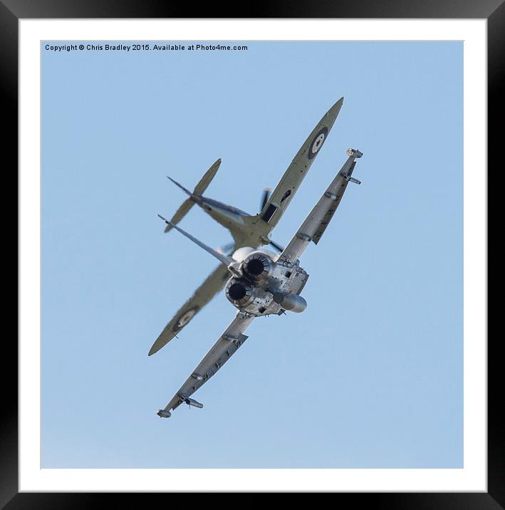  SYNCHRO  PAIR  Framed Mounted Print by Chris Bradley