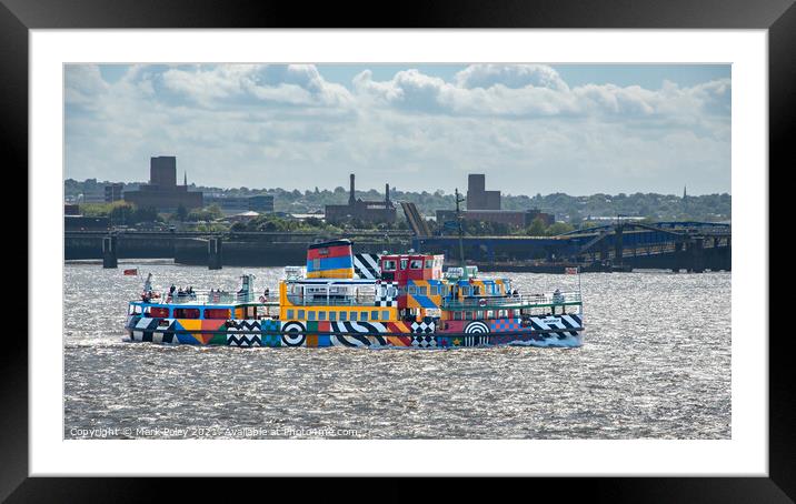 "Snowdrop" Mersey Ferry, Liverpool, England Framed Mounted Print by Mark Poley