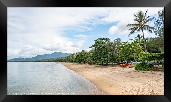 Palm Cove Beach Queensland Australia  Framed Print by Mark Poley