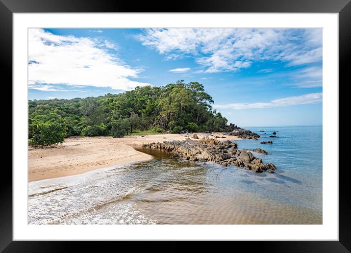 Palm Cove North Beach, Queensland Australia  Framed Mounted Print by Mark Poley