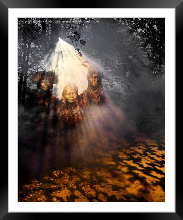 North American Apparition Framed Mounted Print by Mark Poley